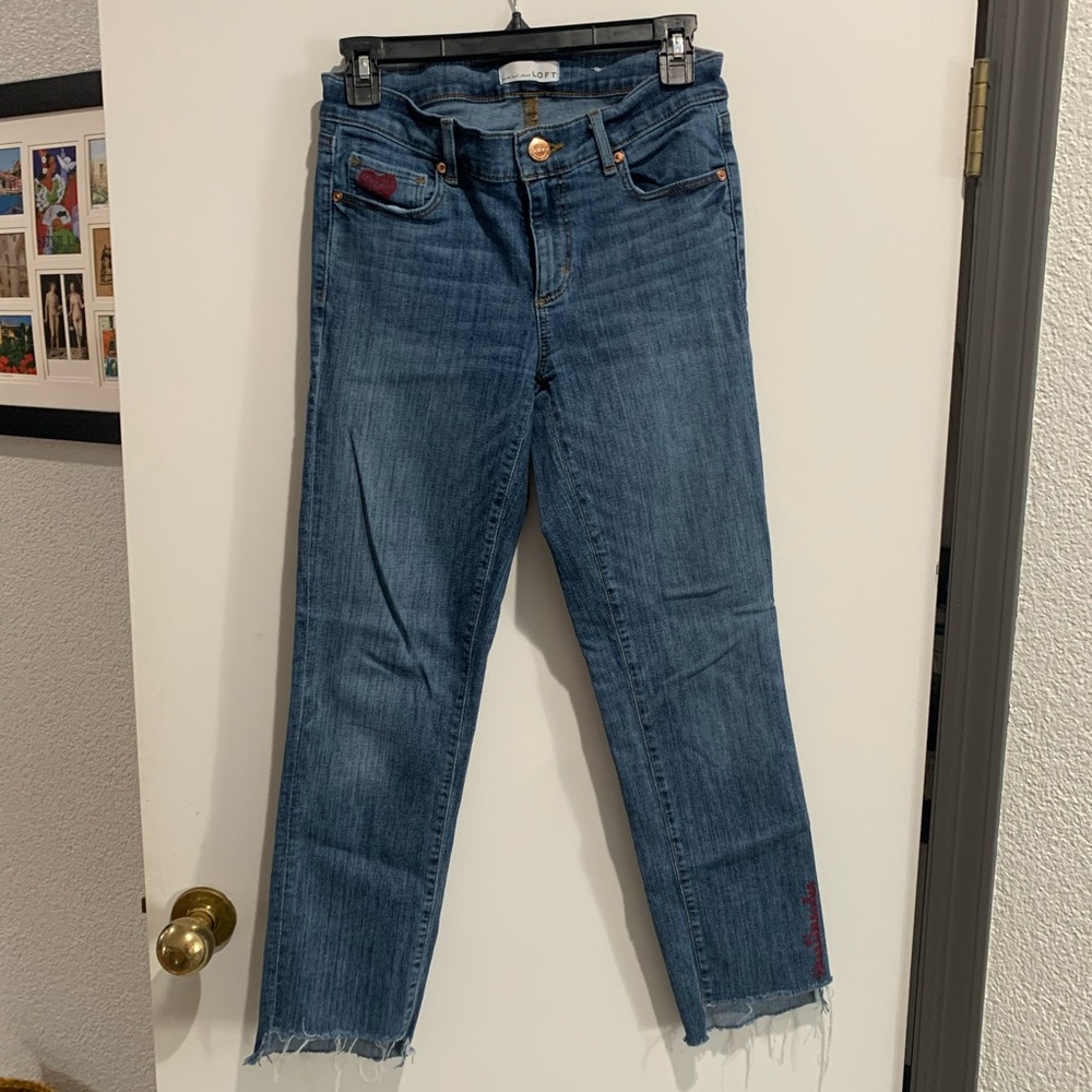 Loft skinny bootcut jeans